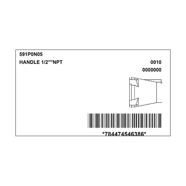 591P0N05 HANDLE W/NPT